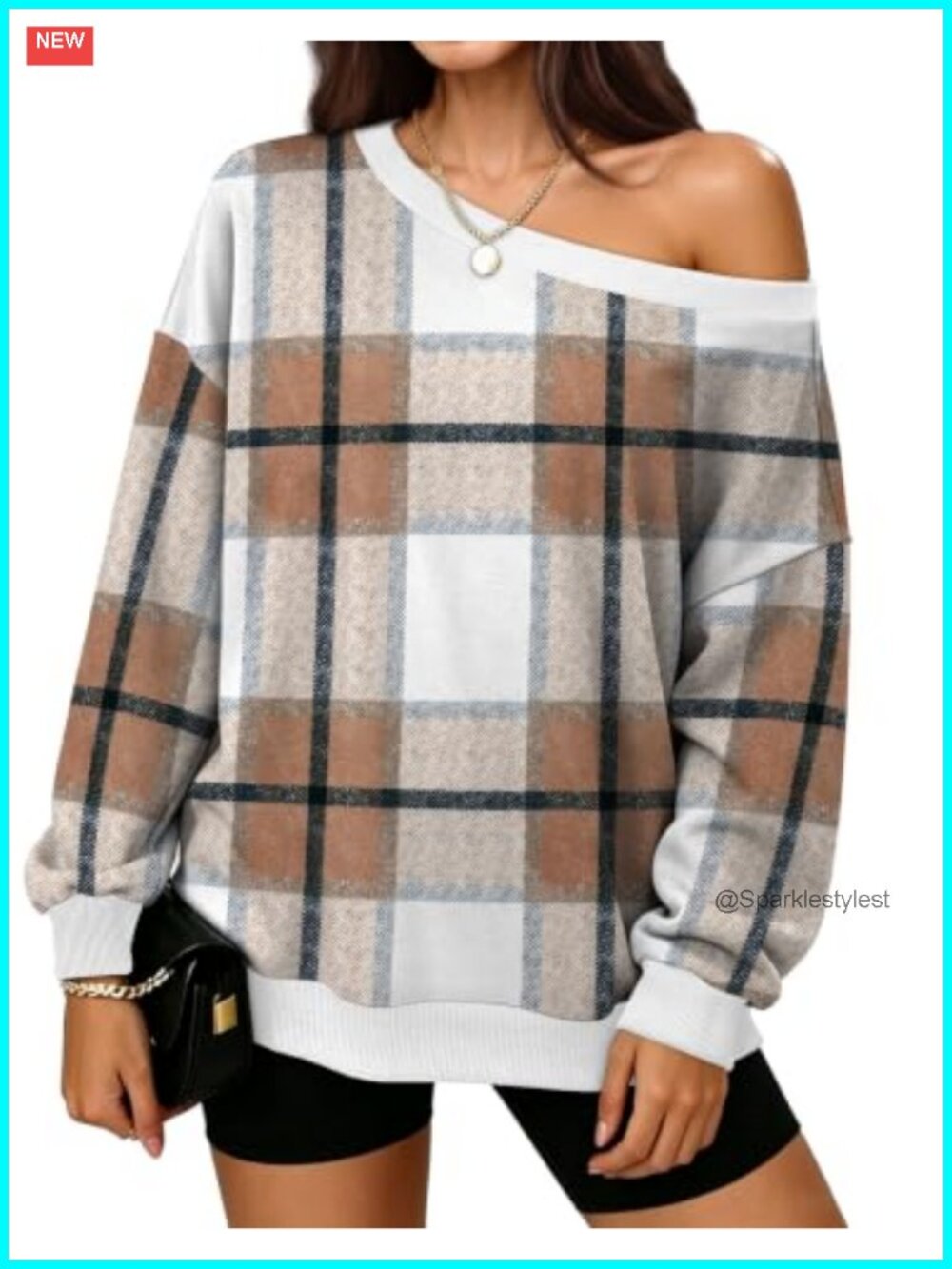 Off the Shoulder Sweatshirt Long Sleeve Pullover Casual Fall Winter Top